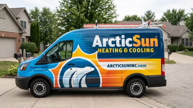 Vehicle & Fleet Wraps — Arctic Sun Heating & Cooling, by CL Visual