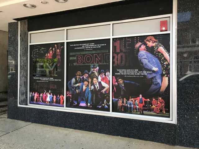 Argyle Theatre promotional window graphics