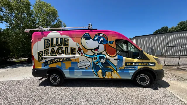 Vehicle & Fleet Wraps — Blue Beagle Electric, by CL Visual