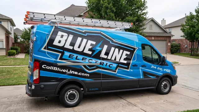 Vehicle & Fleet Wraps — Blue Line Electric, by CL Visual