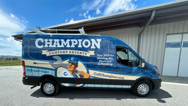 Vehicle & Fleet Wraps — Champion Comfort Experts, by CL Visual