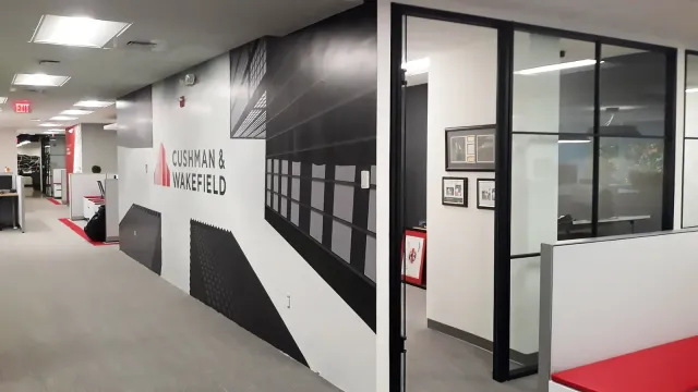 Wall Wraps — Cushman & Wakefield, by CL Visual