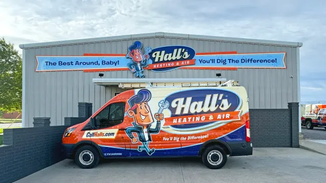 Vehicle & Fleet Wraps — Hall's Heating & Air, by CL Visual