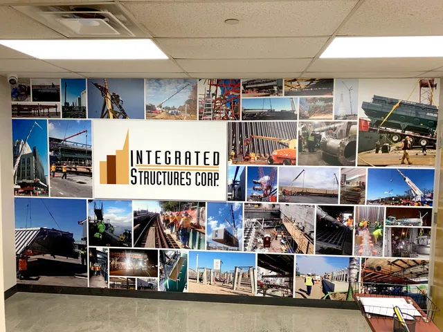 Integrated Structures Corp photo collage wall