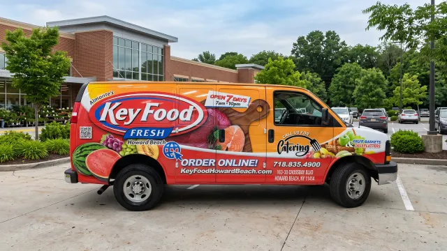 Vehicle & Fleet Wraps — Key Food, by CL Visual