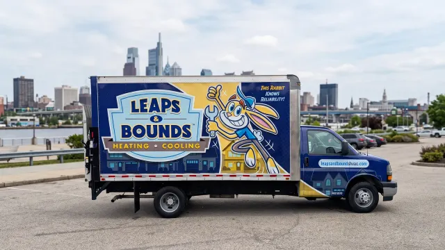 Vehicle & Fleet Wraps — Leaps & Bounds Heating & Cooling, by CL Visual