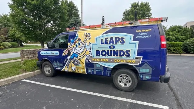 Vehicle & Fleet Wraps — Leaps & Bounds Heating & Cooling, by CL Visual