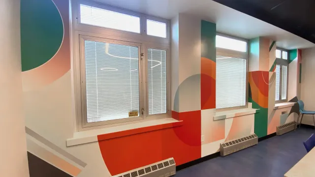 Architectural Wraps — North Shore Hebrew Academy, by CL Visual