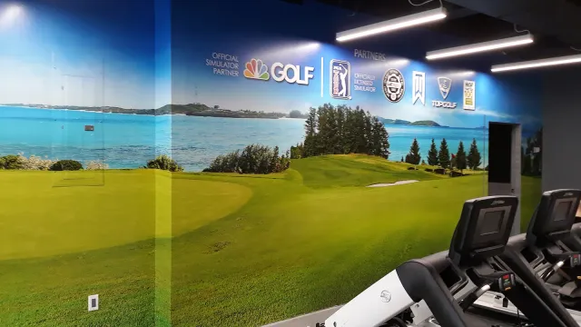 Wall Wraps — Golf Simulator, by CL Visual
