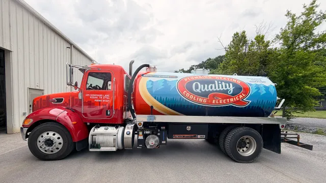 Vehicle & Fleet Wraps — Quality Plumbing Heating Cooling, by CL Visual