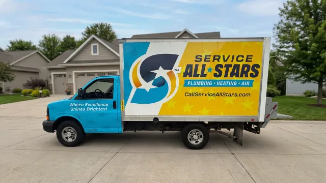Vehicle & Fleet Wraps — Service All Stars, by CL Visual