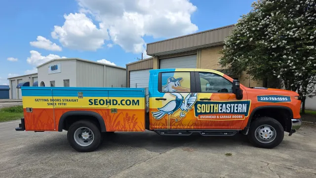 Vehicle & Fleet Wraps — Southeastern Overhead & Garage Doors, by CL Visual