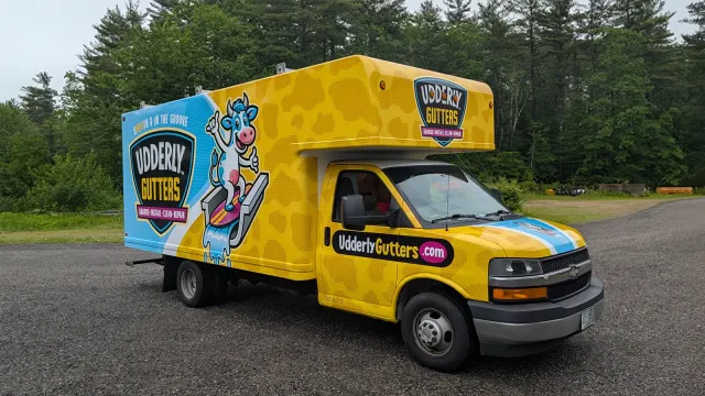 Vehicle & Fleet Wraps — Udderly Gutters, by CL Visual