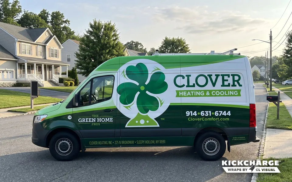 Clover Heating & Cooling · Vehicle Wrap